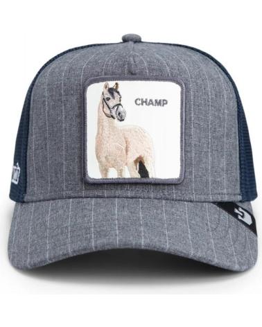 CAPPELLINO TRUCKER GOORIN BROS SUITED CHAMP CAVALLO A RIGHE BLU MARINO MARINO