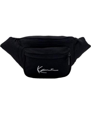 KARL KANI SIGNATURE ESSENTIAL WAISTBAG BLACK FANNY PACK NEGRO