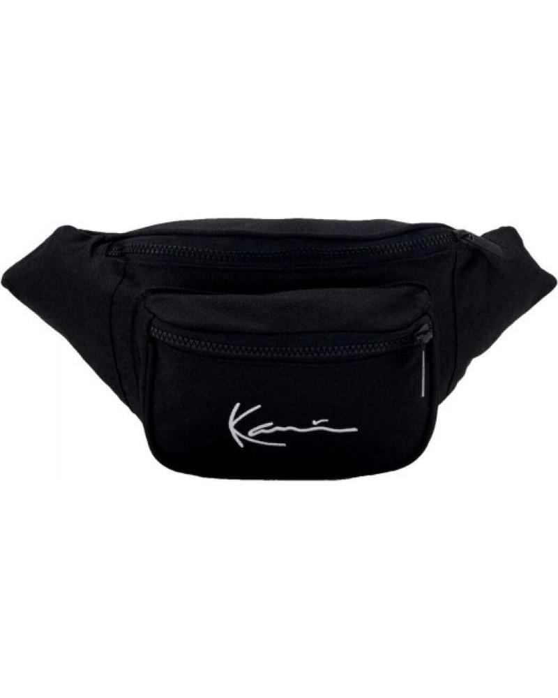 KARL KANI SIGNATURE ESSENTIAL WAISTBAG BLACK FANNY PACK NEGRO
