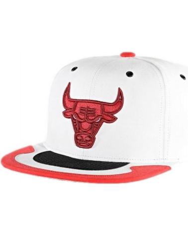 BONÉ SNAPBACK MITCHELL & NESS BULLS DAY FOUR BRANCO E VERMELHO BLANCO