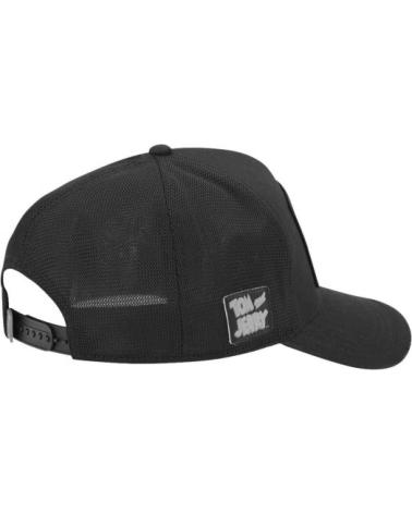BONÉ TRUCKER CAPSLAB TOM & JERRY TOM3 PRETO NEGRO