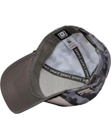 BONÉ TRUCKER CAPSLAB TOM CAMUFLAGEM TOM3 CINZENTO GRIS