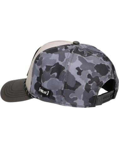 BONÉ TRUCKER CAPSLAB TOM CAMUFLAGEM TOM3 CINZENTO GRIS