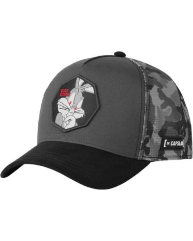 BONÉ TRUCKER CAPSLAB BUGS BUNNY CAMUFLAGEM CINZENTO OFICIAL GRIS