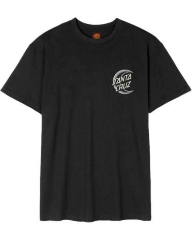 T-SHIRT SANTA CRUZ CRESCENT MOON CHEST TEE PRETA