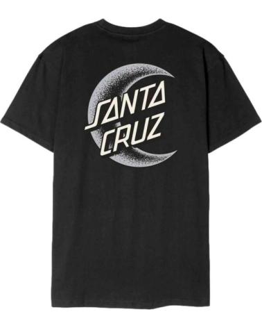 T-SHIRT SANTA CRUZ CRESCENT MOON CHEST TEE PRETA