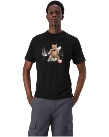 SANTA CRUZ BRAUN PIZZA BEAR T-SHIRT SCHWARZ NEGRO