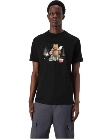 SANTA CRUZ BRAUN PIZZA BEAR T-SHIRT SCHWARZ NEGRO