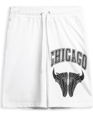 BERMUDA AREA ZERO 'CHICAGO SNEAKERS INFILL LOGO' BIANCA BLANCO