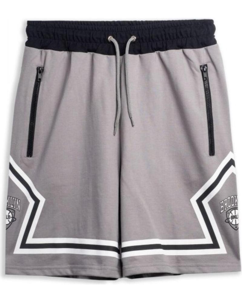 PANTALONCINO DA BASKET AREA ZERO BROOKLYN GRIGIO GRIS