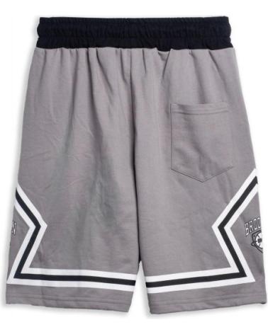 PANTALONCINO DA BASKET AREA ZERO BROOKLYN GRIGIO GRIS