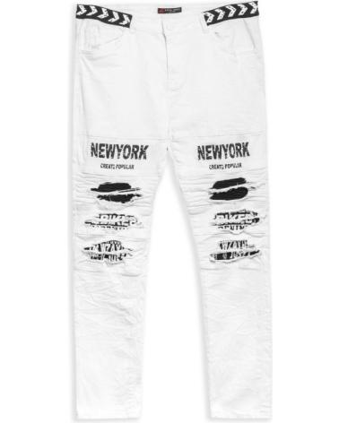 WEISSE HOSE AREA ZERO WZAYE ARE YOU OK WAISTBAND BLANCO