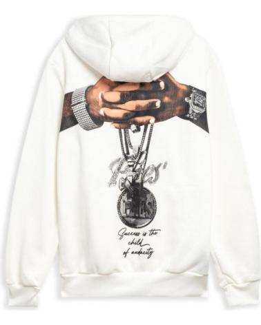 FELPA CON CAPPUCCIO AREA ZERO AUDACITY HOODIE BIANCA BLANCO
