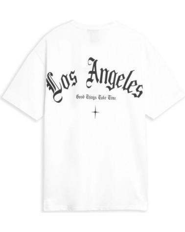 AREA ZERO LOS ANGELES OVERSIZED T-SHIRT WEISS BLANCO