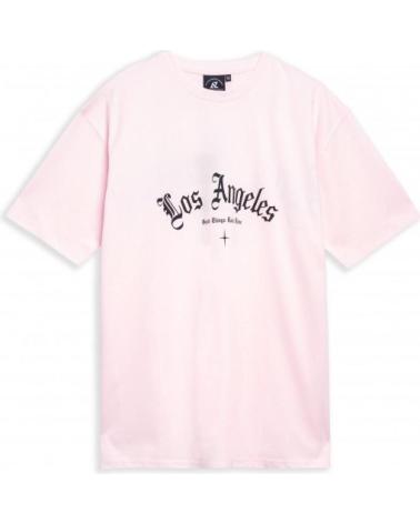 T-SHIRT AREA ZERO LOS ANGELES OVERSIZED ROSA ROSA