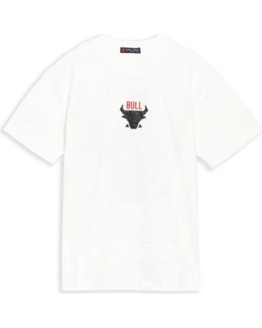 AREA ZERO BULL BACK TEE T-SHIRT WEISS BLANCO