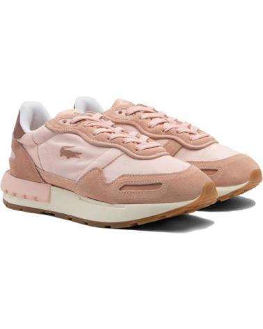 LACOSTE BASKETS S PARTNER WMN 125 1 SFA ROSE ROSA