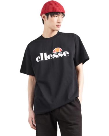 T-SHIRT ELLESSE RUBBER LOGO PRETA NEGRO