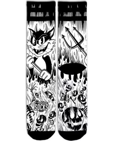 AMERICAN SOCKS Calcetines Evil Cat en multicolor para unisex