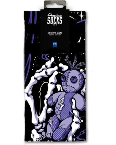 AMERICAN SOCKS MID HIGH SIGNATURE SOCKEN 'VOODOO' SCHWARZ NEGRO