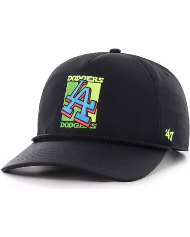 BONÉ PERFORMANCE HITCH CAP PRETO LOS ANGELES DODGERS '47 BRAND NEGRO