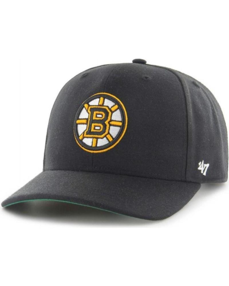 47 BRAND BOSTON BRUINS MVP AJUSTÁVEL PRETO NEGRO