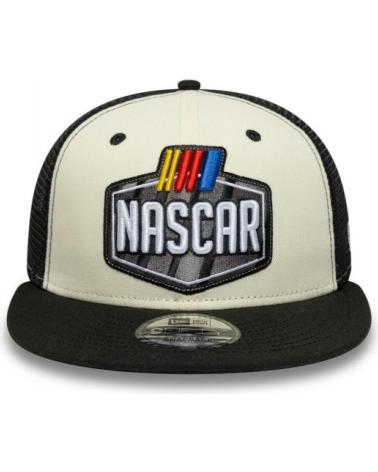 BONÉ NEW ERA NASCAR LOGO 9FIFTY TRUCKER BEGE E PRETO NEGRO