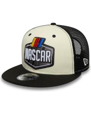 BONÉ NEW ERA NASCAR LOGO 9FIFTY TRUCKER BEGE E PRETO NEGRO