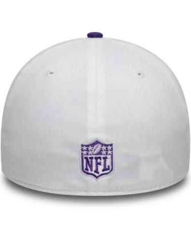 BONÉ NEW ERA MINNESOTA VIKINGS NFL TEAM LOGO 39THIRTY BRANCO E ROXO BLANCO