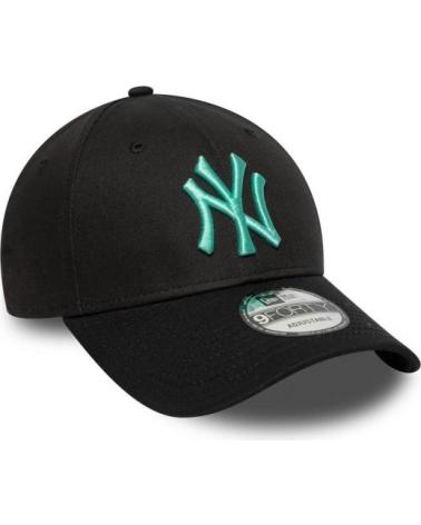 CAPPELLINO NEW ERA NEW YORK YANKEES 9FORTY LEAGUE ESSENTIAL NERO TURCHESE NEYYAN NEGRO