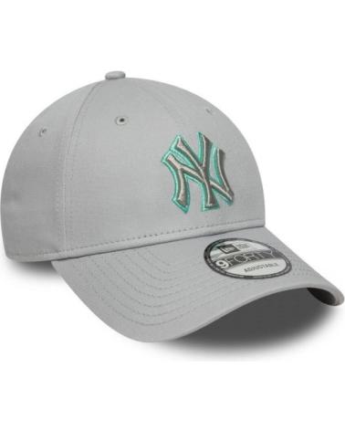 CAPPELLINO NEW ERA 9FORTY NEW YORK YANKEES TEAM OUTLINE GRIGIO GRIS