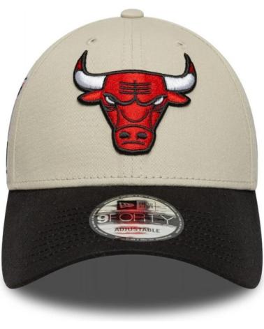 BONÉ NEW ERA 9FORTY CHICAGO BULLS CONTRAST PATCH BEGE BEIGE