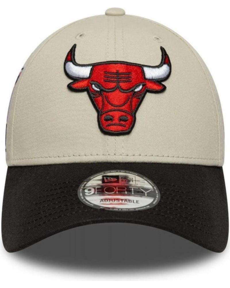 BONÉ NEW ERA 9FORTY CHICAGO BULLS CONTRAST PATCH BEGE BEIGE
