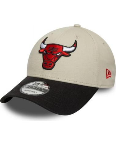BONÉ NEW ERA 9FORTY CHICAGO BULLS CONTRAST PATCH BEGE BEIGE