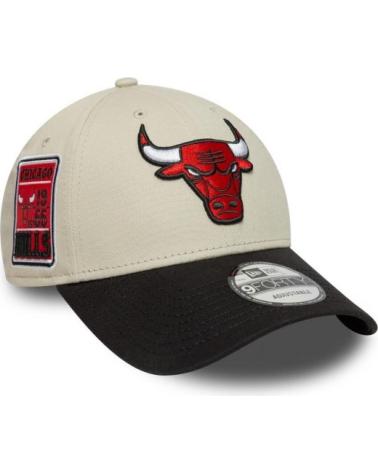 BONÉ NEW ERA 9FORTY CHICAGO BULLS CONTRAST PATCH BEGE BEIGE