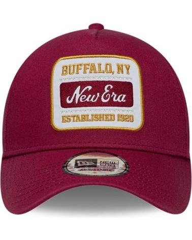 CAPPELLINO NEW ERA WASHED PATCH E-FRAME GRANATA DA UOMO GRANATE