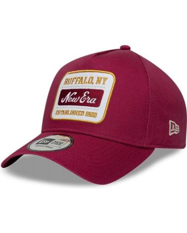 CAPPELLINO NEW ERA WASHED PATCH E-FRAME GRANATA DA UOMO GRANATE