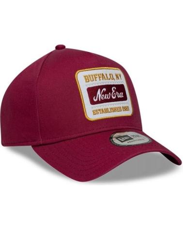 CAPPELLINO NEW ERA WASHED PATCH E-FRAME GRANATA DA UOMO GRANATE