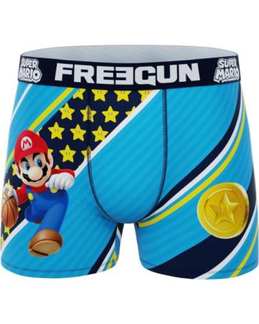 FREEGUN BOXER MARIO BROS STANDARDLÄNGE MEHRFARBIG - MODELL MAR4 SMB8 MULTICOLOR