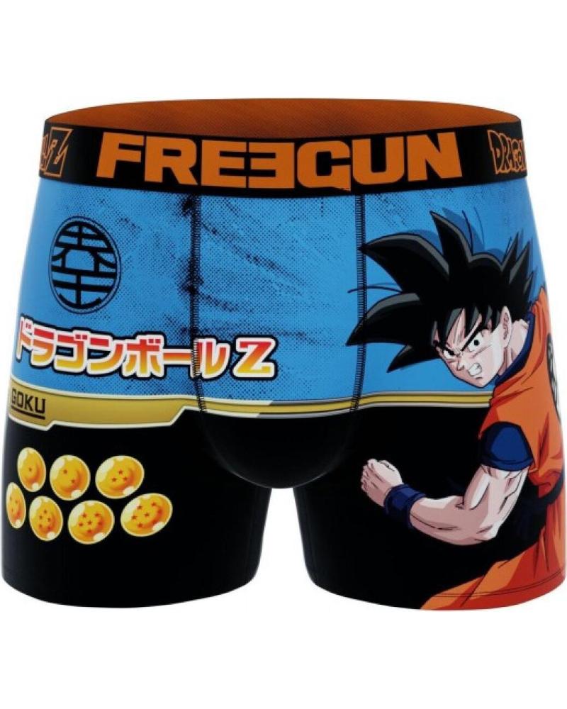 BÓXER FREEGUN DRAGON BALL Z GOKU DBZ13 MULTICOLOR - LARGO ESTÁNDAR MULTICOLOR