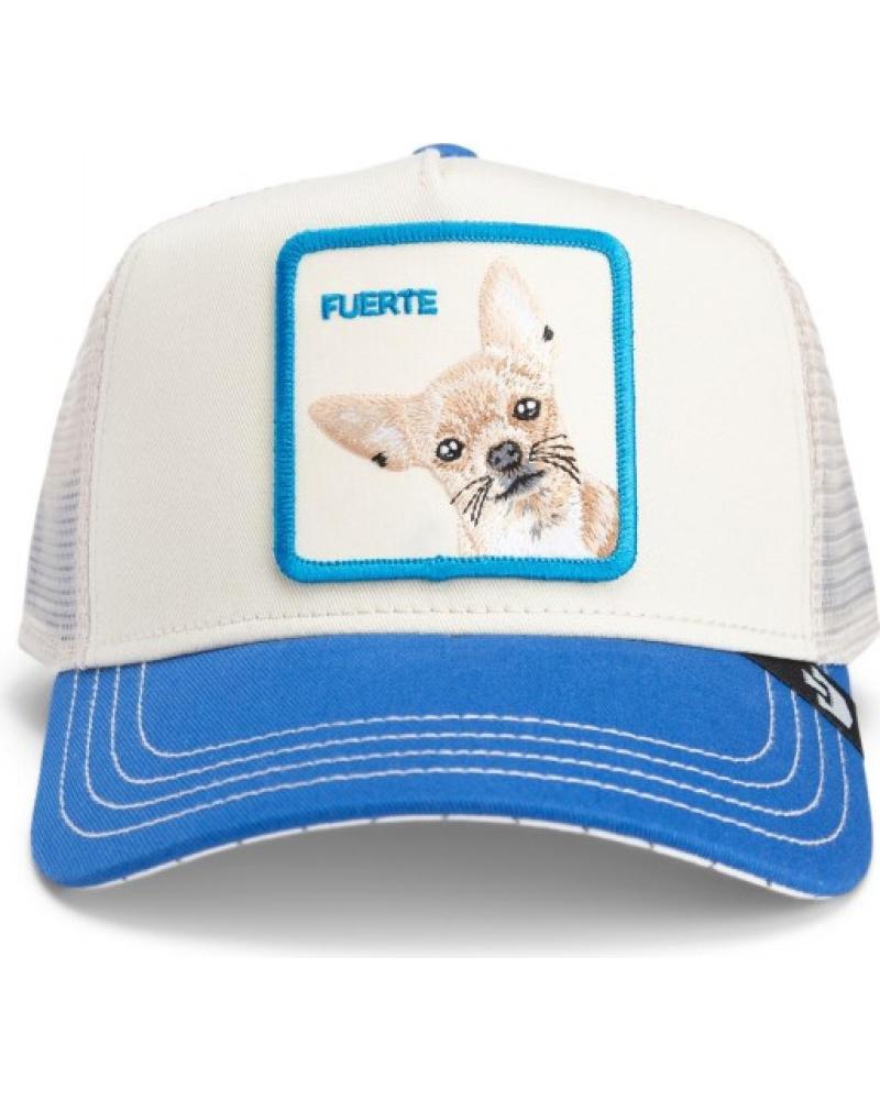 BONÉ TRUCKER GOORIN BROS THE FUERTE DOT CHIHUAHUA BEGE E AZUL ROYAL BEIGE