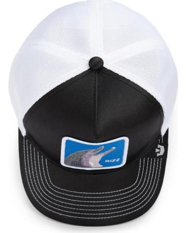 GOORIN BROS RIZZKY BIZZNIZZ SCHWARZE TRUCKER CAP MIT DELFIN-PATCH UND SATIN-FINISH NEGRO