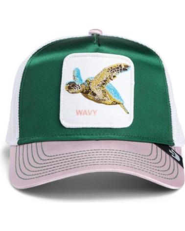 BONÉ TRUCKER GOORIN BROS ALLABLUR SATIN 'TARTARUGA' VERDE VERDE