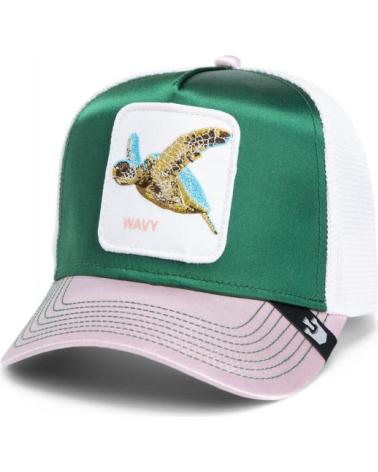BONÉ TRUCKER GOORIN BROS ALLABLUR SATIN 'TARTARUGA' VERDE VERDE