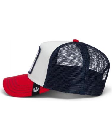 BONÉ TRUCKER GOORIN BROS TEAM ROOSTER 'GALO' BRANCO-MARINHO BLANCO