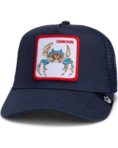 BONÉ TRUCKER GOORIN BROS TEAM CRAB MARINHO MARINO