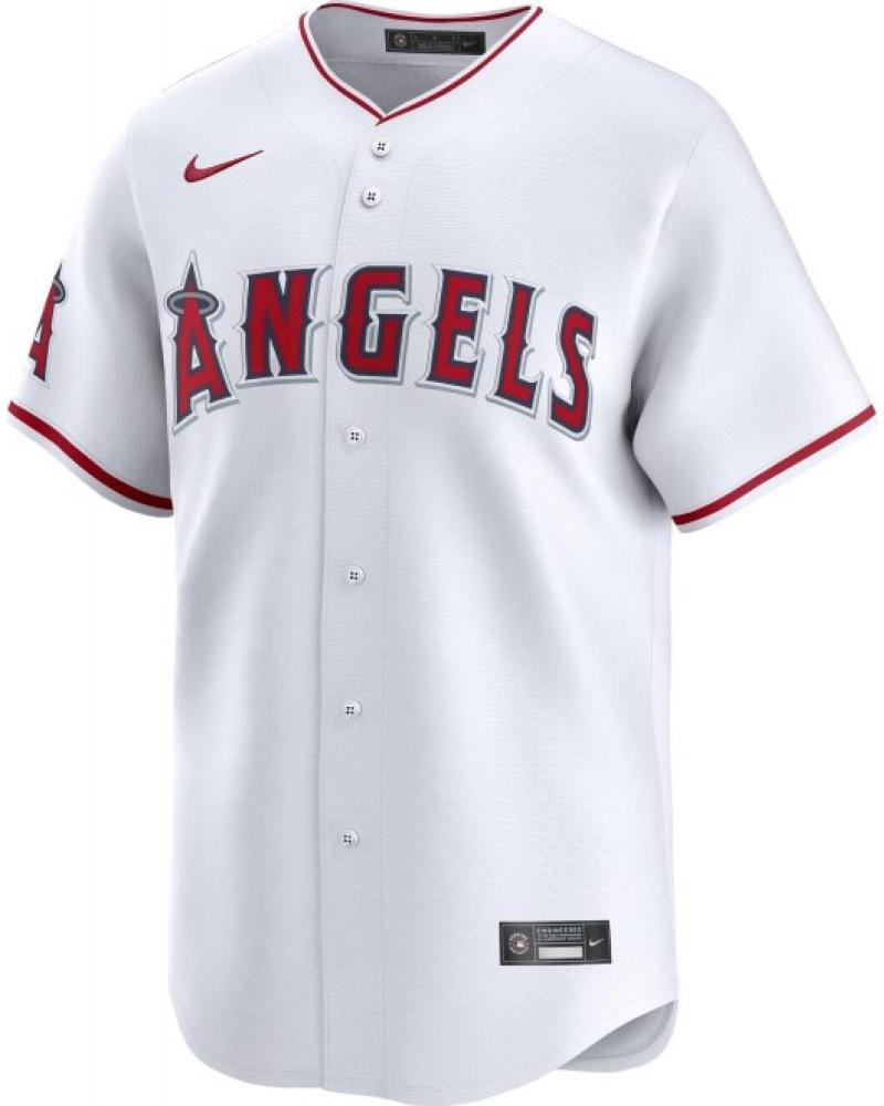 CAMISA DE BEISEBOL NIKE ANAHEIM ANGELS BRANCA - EDIÇÃO OFICIAL MLB BLANCO