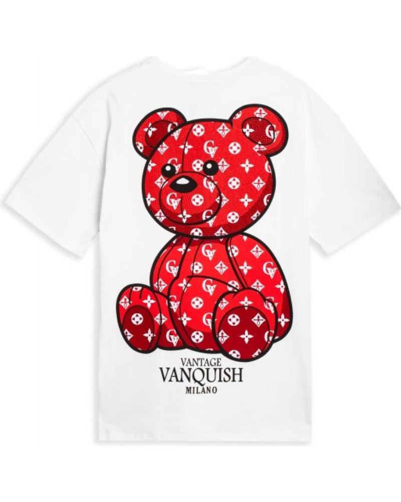 CAMISETA OVERSIZE BLANCA AREA ZERO VANTAGE BEAR BLANCO