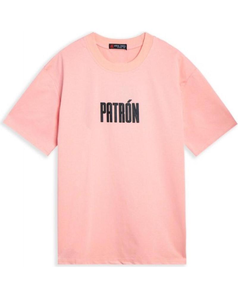 ROSA OVERSIZE T-SHIRT 'EL PATRÓN' AREA ZERO ROSA