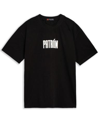 SCHWARZES OVERSIZE T-SHIRT 'EL PATRÓN' AREA ZERO NEGRO